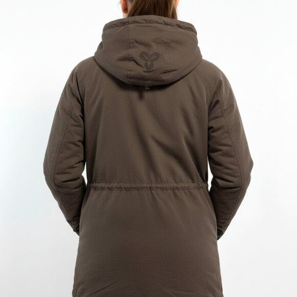 ARITZIA TNA Griffith Parka Jacket Women(XS) Olive Green Sherpa Lined Winter Coat - Picture 7 of 10